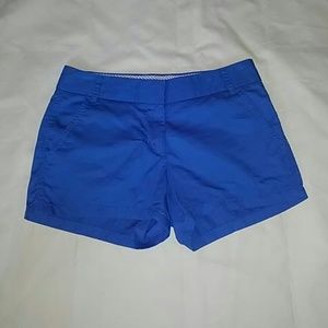 J. Crew Chino Blue Shorts Size 0